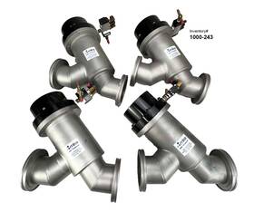 162-0063p Hps Mks Inline Isolation Valve Lot Of 4 Used Working