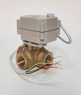 Hsh-flo 738920034088 Ball Valve Hh-flo 12v 1/2 Inch Brass Electrical Motorized