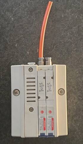 Hja10a5-ps Humphrey Hjam2nj Pneumatic Manifold With 2 Solenoid Valves 12vdc