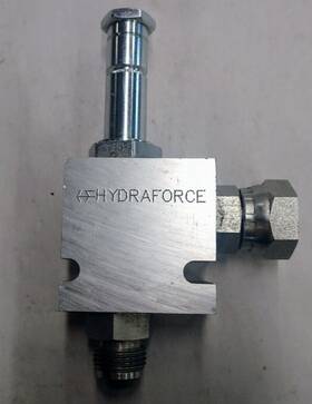 7024280 Hydraforce 765552694311 - Valve Housing 2-way Size 10 #8 Sae Ports Used