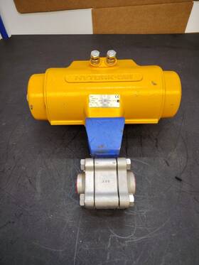 Xl0281u-s80-scw-y00 Hytork / Xomox Hytork-281 Actuator Valve Kitz Stainless Ball A89 Size 1