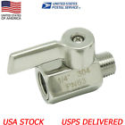 Ifd341025-s Unbranded New Stainless Mini Ball Valve With Handle Npt Fxm