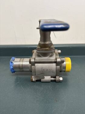 Sihlk9f-g Imi Pbm -71 3 Inch Sanitary Ball Valve 316l Tfm Seals 720 Psig Extended Tube Ends Used