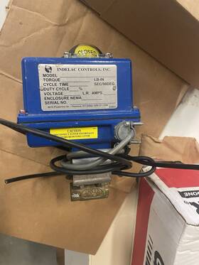 P136828118 Indelac Vdc Electric Actuated S.s. Ball Valve