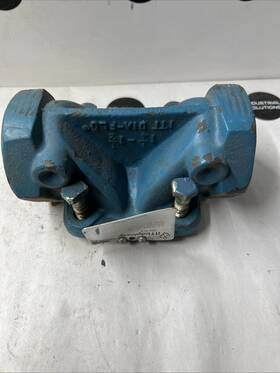 1.5-2401-dp-40 Itt Industries Dia-flo 1-1/2 Inch Diaphragm Valve Used