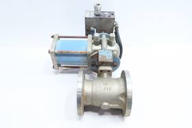 37150313600ttt1 Jamesbury Pneumatic Stainless Flanged Control Valve 3in