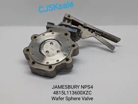 4815l113600xzc Jamesbury Nps4 Wafer Sphere Valve Used