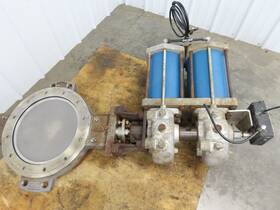 848-0044-36 Jamesbury St-2400 18 Inch Stainless Wafer Butterfly Valve Air Actuator And Positioner