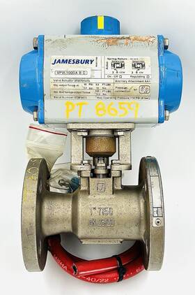 Vpvl100da Jamesbury Cf8m 1 Inch 7150 Dn 25/20 Ball Valve With Air Actuator