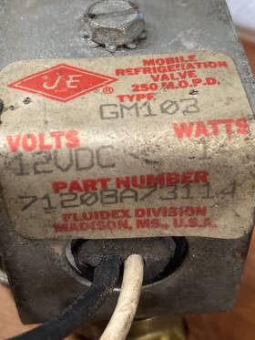 71208a73114 Je Mobile Refrigeration Valve 250 M.o.p.d. Type Gm103 12vdc 14w Pn