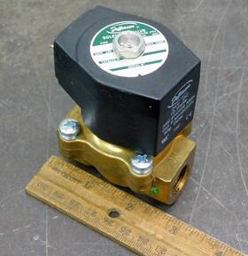 1335ba3at Jefferson Two-way Brass Solenoid Valve 3/8 Inch Npt 105 Psi 24v Dc 19w