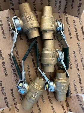 201jld Jenkins 5 Pack 3/4 Inch Npt 600# Cwp Brass Fp 201j Ld Ball Valve