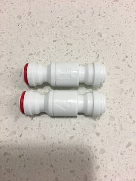 8scv John Guest 3/8scv 2 - Check Valve 3/8 Inch 0.3 Psi Crack Pressure