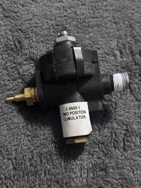 C-9500-1 Johnson Controls Manual Two Position Cumulator Valve For Air