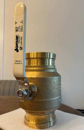 150-211xlcg Jomar 4 Inch Press Ball Valve