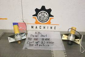 42-100 Kbi Diesel Start 42 100 12vdc Solenoid Valve Used With Warranty Lot Of 2