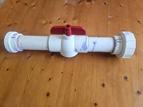 Ebv-2000-s Kbi Aa0154 Ball Shut Off 150psi Valve Pvc Plumbing Pipe Attatchment