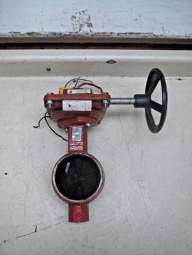 300ps Kennedy 00823 4 Inch Butterfly Valve 693p Listed Fig. 01g Supervisory Tamper Switch