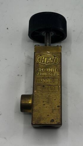 Ba-50 Key High Vacuum Products Shut Off Valve Brass New