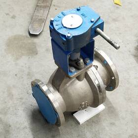 2801212kadm2 Kf Controlmatics 6 Inch Flanged Ball Valve 6in 150 Cf8m 6x6 B6082