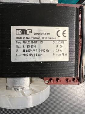 Pml3208-nf1.100 Knf Flodos Type No. 3.12588751 Pump Valve Assembly Diaphragm