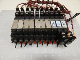 A180-4e2-cpll-12w Koganei Lot Of 10 Solenoid Valve T65232