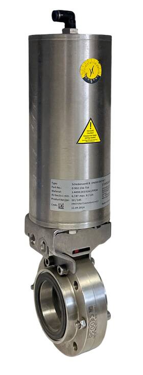 0-902-156-716 Krones / Dn050 Ovo Nc E Evoguard Hygienic Valve Stainless Usnp
