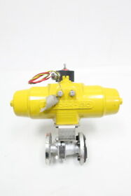 Hytork-130 Ktm Eb100 Pneumatic Steel Flanged Ball Valve 1/2in 150