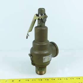 6010hg Kunkle 1-1/2 Inch Pressure Relief Safety Valve 125psi Set 2114 Scfm