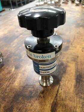 Sa0075mvqf Kurt J. Lesker Company Qf/kf16 Right Angle Valve