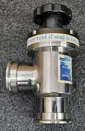 Sa0150mvqf Kurt Lesker Kf40 Manual Sealed Right Angle Bellows Valve Ss