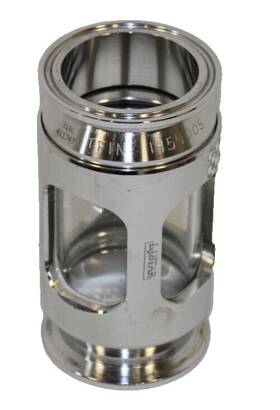 Svf-a20aa1b L.j. Star 2 Inch Tri-clamp Flow Indicator 316l Sff5 Borosilicate
