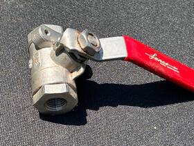 202twl025 Lance Valves 1/4 Inch Full Port Seal Welded Ball Valve 2000 Wog Psi Stainless Steel