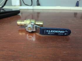 T-2006nl Legend Brass Ball Valve 1/2 Inch Pex No Lead 400 Psi Cwp Lever Operated