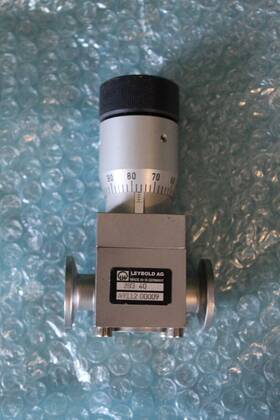 283-40 Leybold 283 40 A9112 00009 Fine Control Needle High Vacuum Leak Valve