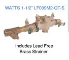 Lf009m2-qt-s Watts Backflow Preventer Rpz Asse With Strainer