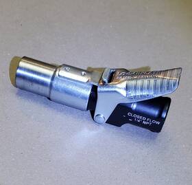 Lnl65002 Locknlube Locknflate Locking Air Chuck Coupler For Schrader Valve 1/4 Npt Closed Flow