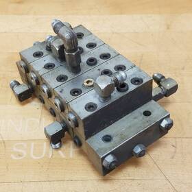Msp-10t Lubriquip Msp-5t Msp-10s 5 Port Hydraulic Manifold 2 - Used