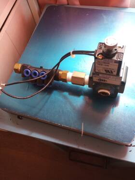 55b-12-pi-114baab Mac 3-port Control Solenoid Valve Used