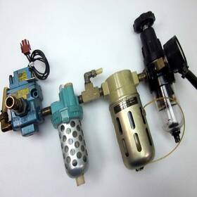 56b-12-221ba Mac Pneumatic Valve And 24v Coil With Norgren F45-300 Wilkerson L120300