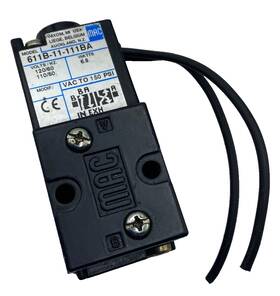 611b-11-111ba Mac Solenoid Valve 6.8 Watts 120/110volts 50/60hz 150 Psi