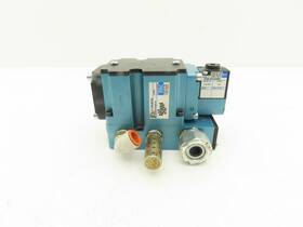 6511b-111-pm-591da Mac 6511b-000-pm-591da Pneumatic Solenoid Valve With Base 150psi 24vdc Pme-591dabe