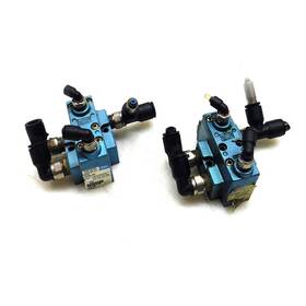 922b-ra Mac Lot Of 2 Air Pilot Pneumatic Solenoid Valves 4-way 150 Psi