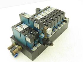 92b-eah-000-dm-ddap-1dm Mac Maconnect 10-station Solenoid Valve Serial Manifold Devicenet 24vdc 92b