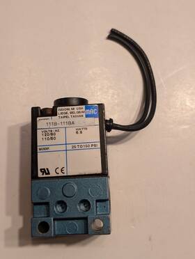 111b-111ba Mac Valves 120vac 3way Solenoid Valve 100 Series -sa