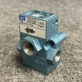 55b-21-pi-111ca Mac Valves Inc 1/4 Inch 3 Way Inline Pilot Air Solenoid Valve Used