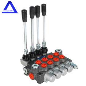 Amz1020777 Marddpair 4 Spool Hydraulic Directional Control Valve 11gpm Double Acting Cylinder Bspp