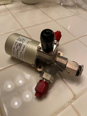209613-9013 Marotta Solenoid Valve. 2 Way Position. Mv130h. 5000 Psig