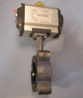 Ut21-da-f05-f07 Max-air Rack And Pinion Actuator 150 Psi With 3 Inch Butterfly Valve