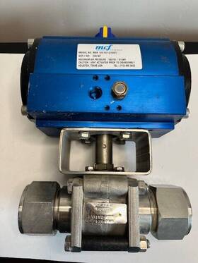 Trs66tet Mcf 1.5 Inch Valve Actuator Msr 120 F07 21397 Tri Clamp 3 Piece Ball